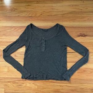 Brandy Melville low cut knit shirt